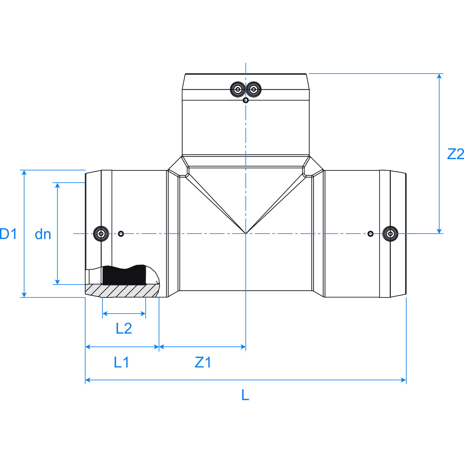 Friatec Tee T EF Blk Ill
