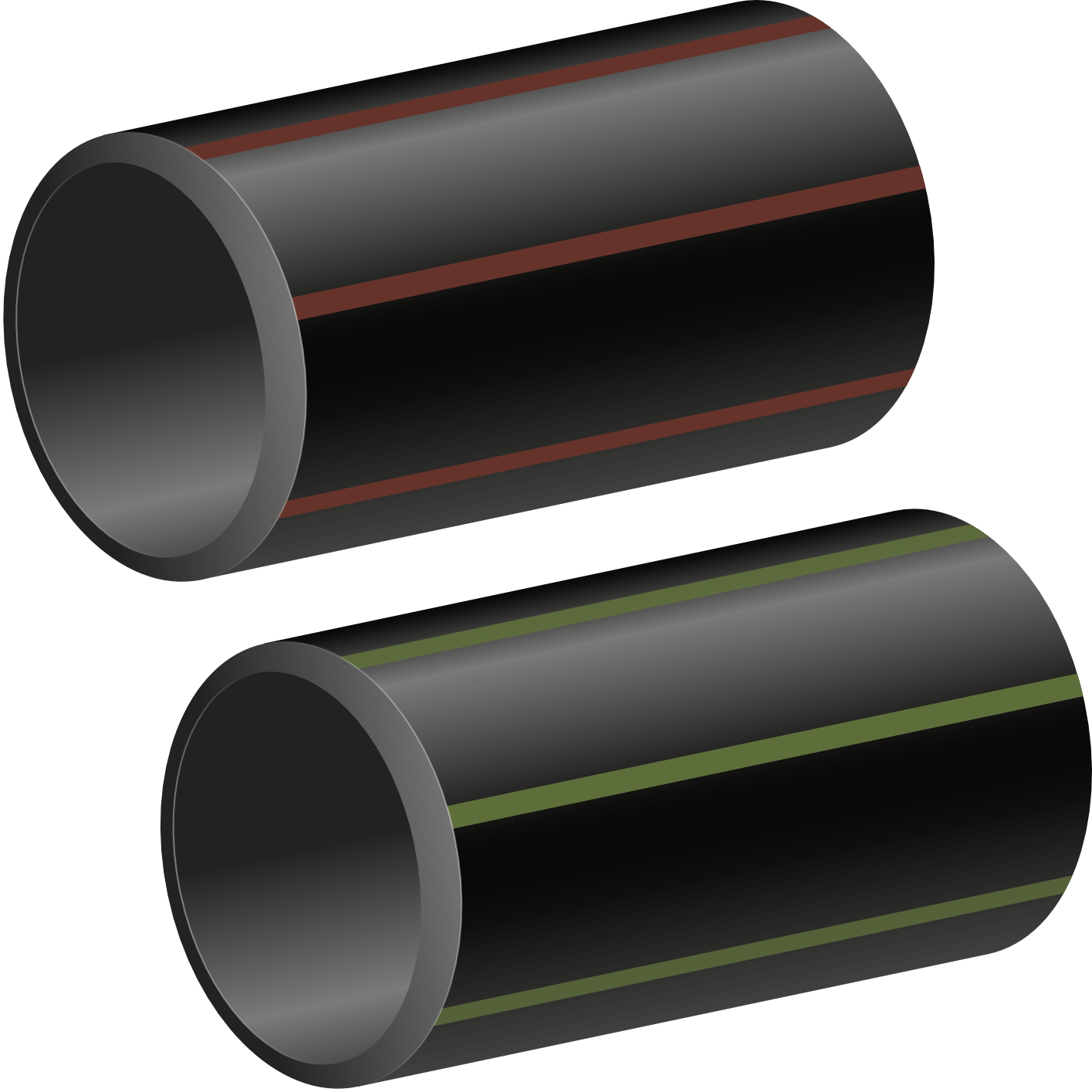 Mill Pro PE Pipe M100S Brn1 Grn1