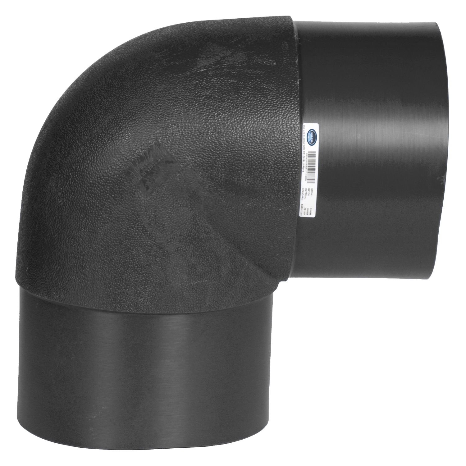 Elbow Mld 90 LS Blk