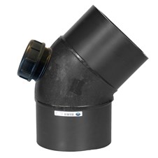 Cleaning Elbow Mld 45 LS Blk