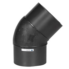 Elbow Mld 45 LS Blk