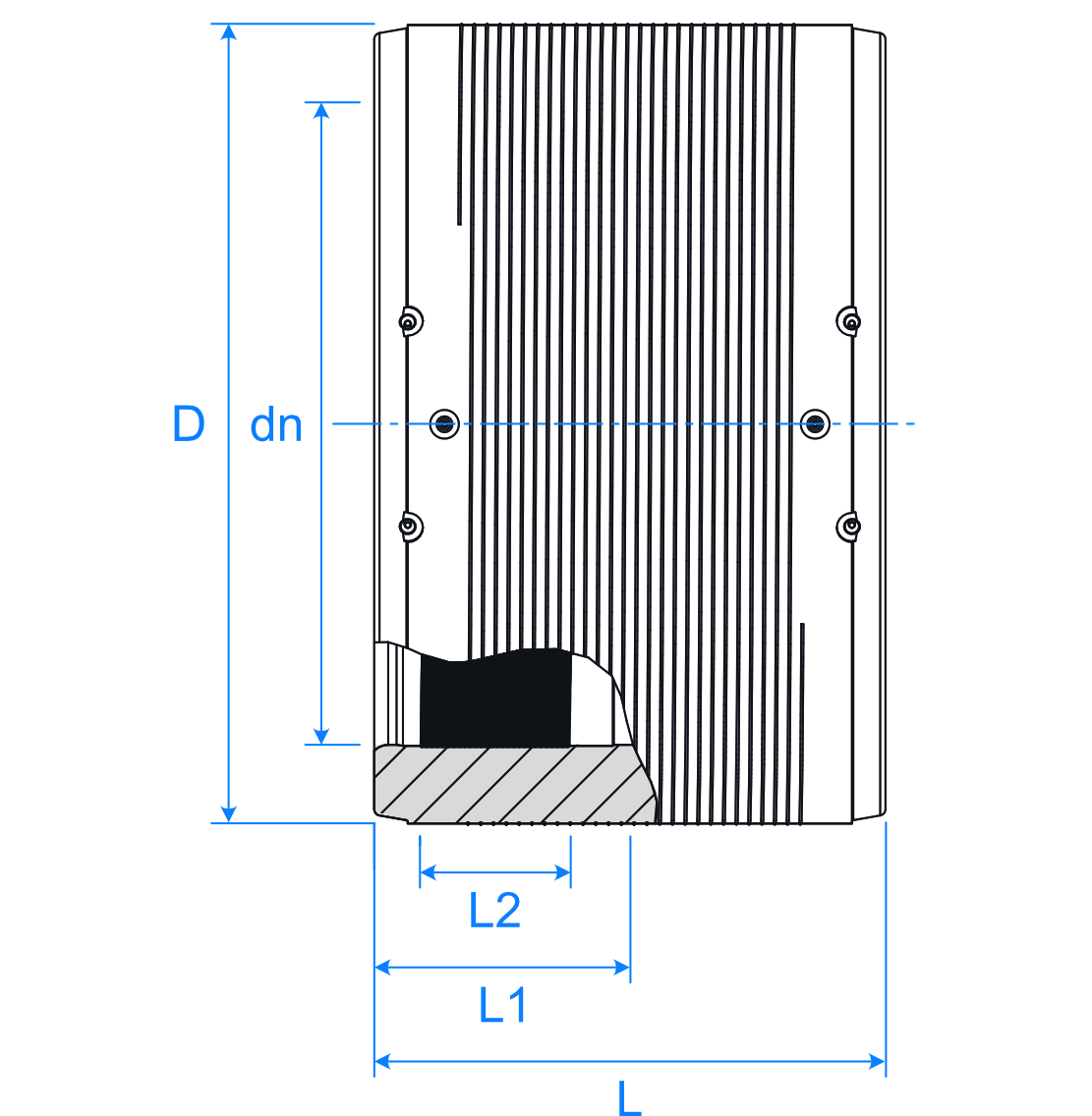 Friatec Coupler UB SDR17 PN10 Blk Ill
