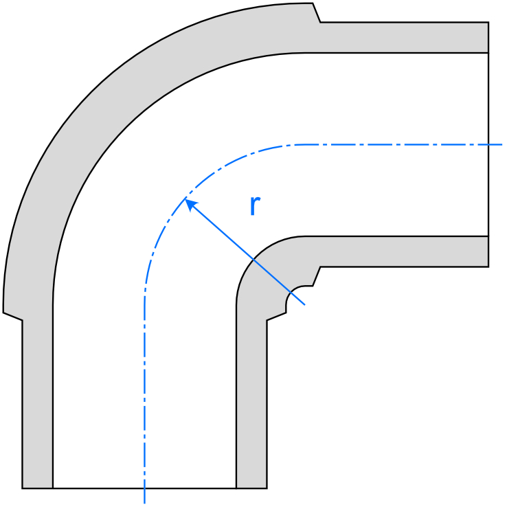 Moulded Bend 90 Nospec
